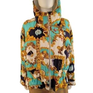 Vintage Mulberry Street Reversible Jacket  White Multiple Color M